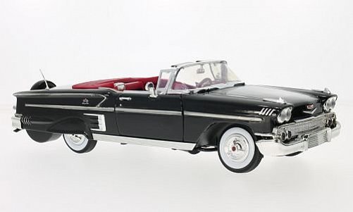 Chevrolet Impala Convertible, čierna, 1958